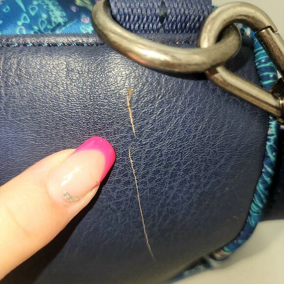 The Sak Backpack Royal Blue Seascape Eco-Twill Loyola Boho chic colorful - Picture 15 of 15